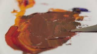 How To Mix Complex Brown Oil Colours Winsor amp Newton Masterclass [upl. by Nomal]