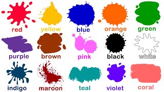 50 Color Names in English and Chinese  50 種顏色的英文和中文 [upl. by Levana72]