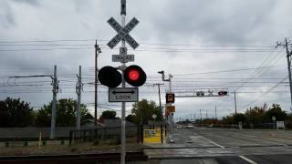 Meadowview Road Railroad Crossing Sacramento Light Rail NEG EBell Losing Its Sound Sacramento CA [upl. by Ithnan]