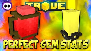 WHAT ARE THE BEST GEM STATS IN TROVE  Trove Perfect Gem Stats Guide  Tutorial [upl. by Olleina62]