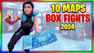 📦 best 10 BOX FIGHT maps in Fortnite 1v1 2v2 4v4 5v5 BOX FIGHTS Fortnite Code 🥊 [upl. by Ecyarg]