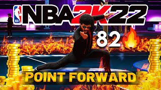 My POINT FORWARD BUILD broke the stage 1v1 court on NBA 2K22 [upl. by Violeta]