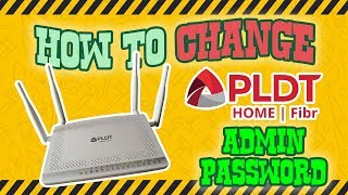 How To Change PLDT Home Fiber Admin Password 2019 [upl. by Nnaeirrac200]