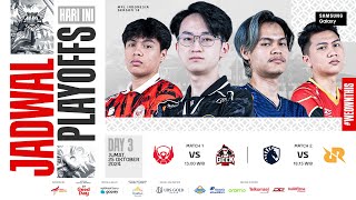 🔴 LIVE  MPL ID S14  Playoffs Hari 3  Bahasa Indonesia [upl. by Eelimaj]