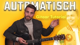 Automatisch  Flemming  Gitaar Tutorial [upl. by Alac425]