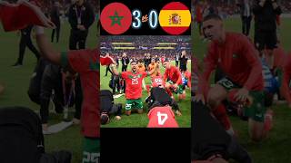 Morocco vs Spain🥶 FIFA world Cup 2022shorts youtubeshorts [upl. by Richardson]