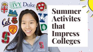 How to Maximize Your SUMMER Like an Ivy League Admit Summer Activities for College ACCEPTANCE ☀️🎉🤗 [upl. by Anerb888]