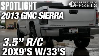 Spotlight  2013 GMC Sierra 1500 35” RC 20x9’s and 33’s [upl. by Leslie334]