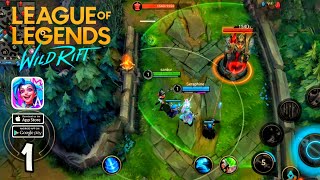 League of Legends Wild Rift  Gameplay Walkthrough Part 1  Tutorial iOS Android [upl. by Thalassa918]