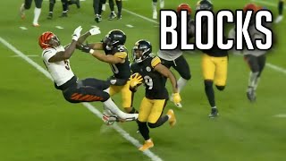 NFL Best Blocks of the 20232024 Season [upl. by Tanaka]