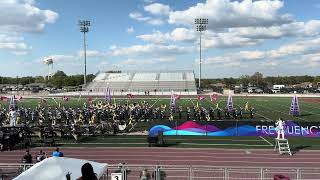 Royse City High School 6A Mighty Bulldog Band  Princeton TX Sounds of Fall Marching Classic 2024 [upl. by Lessirg]