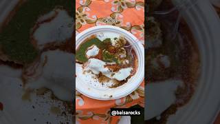 Famous Bhalla Papdi chaat 😋 food shorts streetfood youtubeshorts bhallapapdi [upl. by Shaun]