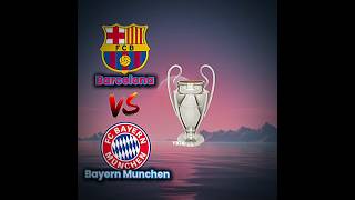 BARCELONA VS BAYERN MUNICH football trophy tanding [upl. by Enaz]