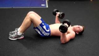 How To Dumbbell Floor Press [upl. by Esmerolda]