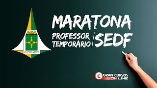 2ª Maratona  Professor Temporário SEDF [upl. by Arvad]