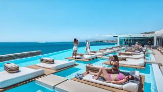 Cavo Tagoo Mykonos  The HOTTEST Hotel in Mykonos full tour in 4K [upl. by Narmi]