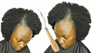 How to fake natural hair  4C5C Hair [upl. by Akcimehs]