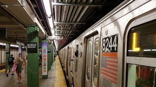 MTA NYC Subway L train service at Bedford Ave Lorimer St amp 1st Ave [upl. by Ponce]