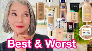 I Tried 8 LOreal Foundations so you dont have toRanking Best amp Worst for Dry Mature Skin [upl. by Oiludbo]