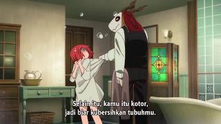 Mahoutsukai no Yome Episode 1 Funny Moment  Subtitle Indonesia [upl. by Fanning]