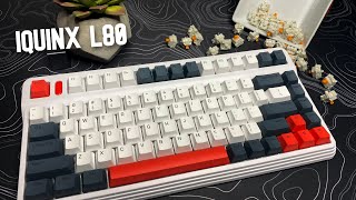 The BEST Beginner Hotswap keyboard IQUINX L80 [upl. by Yeltnerb935]