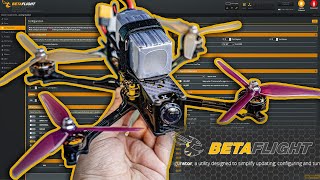 FAST Set UP a Freestyle FPV drone in Betaflight 44 Subtitles [upl. by Jaquelyn]