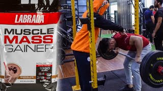 MASS GAINER review  Advanced level back training tips [upl. by Ydissahc]