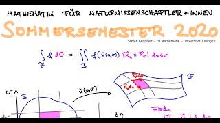 Flächen im Raum 5  Oberflächenintegral erster Art [upl. by Sankaran611]