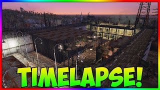 Fallout 4  Massive Abernathy Farm Settlement Build Timelapse With Mods [upl. by Pharaoh]