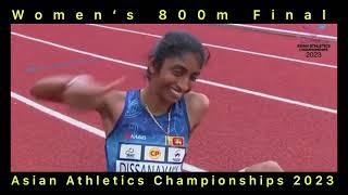 Asian Athletics Championship 2023 Womens 800m Final [upl. by Simonne]