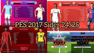 PES 2017 SiderX V3 2024  Multiswitcher [upl. by Iveksarap]