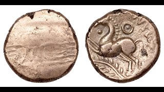 Dubnovellaunos E Type Class 2c Gold Stater Trinovantes Tribe [upl. by Ecnerol]