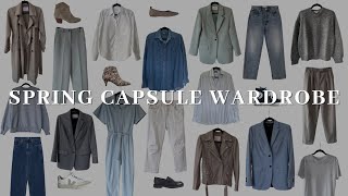 Spring Capsule Wardrobe 2024  Casual amp classic with a pop of colour [upl. by Lundin]