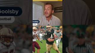 Mike Goolsby shares two funny recruiting stories 😂  Notre Dame football [upl. by Yelsgnik686]