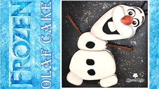 Frozen Fever Cake  Olaf How to make Oscar Winner 2014 [upl. by Wren]