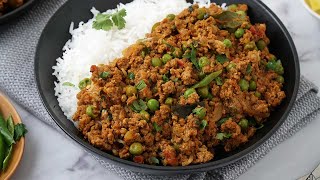 Quick and Easy Lamb Mince Curry in 30mins  Lamb Keema Curry [upl. by Arhsub]