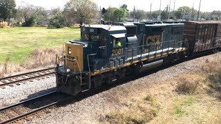 CSX 2001 at Plant City Interlocking Diamond  Throwback Thursday [upl. by Cullin]