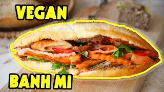 VEGAN BANH MI  Bánh mì chay  Helens Recipes [upl. by Oludoet879]