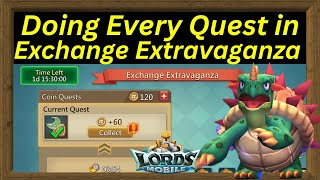 Lords Mobile EXTRAVAGANZA Challenge Can I Complete EVERY Quest [upl. by Maxie]