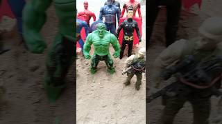 Avengers attack on the hulk Spidermen and axmen cartoons spiderman hulk viralshorts [upl. by Irfan]