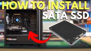 How to Add a SATA SSD  Full Tutorial [upl. by Kevon984]