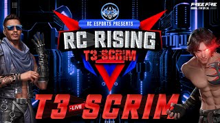 HINDI RC RISING T3 SCRIMS TUESDAYY SHOWDOWN  FT SHINING STARS 🌟 OF THE NEW ESPORTS ERA [upl. by Atiugal]