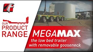 FAYMONVILLE MegaMAX  The low bed trailer with removable gooseneck [upl. by Westbrook]