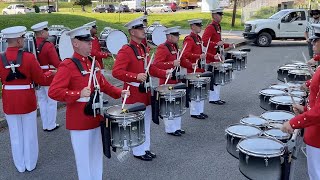 US Marine Drum amp Bugle Corps Percussion Warmup  WAMSB World Championships  July 23 2023 [upl. by Morlee]