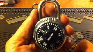 20 Decoding a Dial Combination Master Pad Lock The fast and easy way [upl. by Gonnella46]