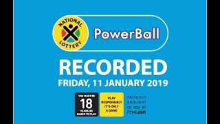 PowerBall Results  11 January 2019 [upl. by Waldo612]