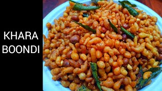 Khara boondi recipe  How to Make khara boondi at home [upl. by Froehlich869]