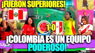 NARRADORAS PERUANAS FURIOSAS TRAS PERDER ANTE COLOMBIA en el HEXAGONAL ¡ES UN EQUIPO PODEROSO [upl. by Nnaeinahpets]