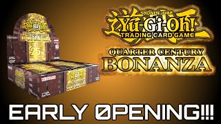 YuGiOh TCG Quarter Century Bonanza  EARLY OPENING [upl. by Anert]