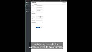 Registering RHEL Hosts  Satellite Shorts 04 [upl. by Pavyer]